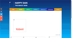 Desktop Screenshot of happydanthemagicman.com